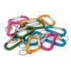 Cleanflow Carabiner Hooks With Key Rings - Pack Of 12 Maintenance Supplies