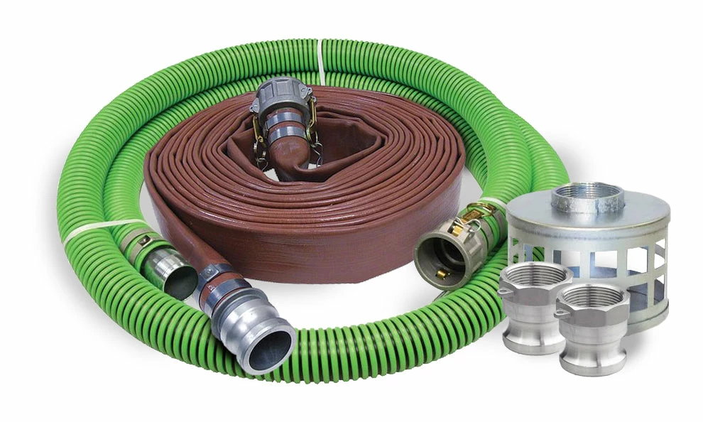 Cleanflow Heavy Duty Suction/Discharge Trash Pump Hose Kits