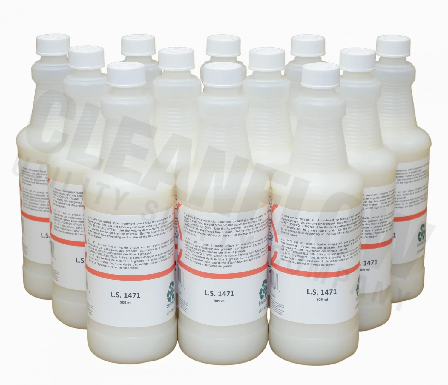 Cleaning Supplies Chemfax L.S. 1471 Biological Grease Digester - 909 Ml Bottle