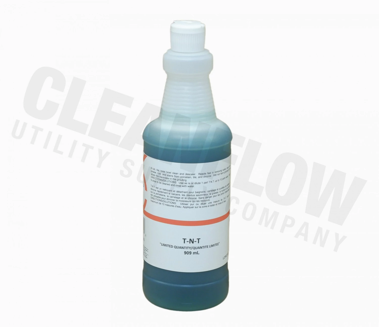 Cleaning Supplies Chemfax TNT Toilet Bowl, Tub N' Tile Cleaner And Descaler - 909 Ml Bottle