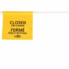Globe Commercial Products Closed For Cleaning Doorway Sign - English/French
