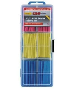 Cleanflow Coloured Heat Shrink Tubing Assortment - 120 Piece Electrical Supplies