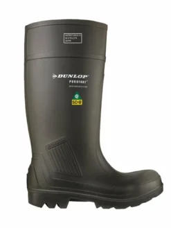 Rubber Work Boots Dunlop Purofort Steel Toe Steel Plate Professional Full Safety PU Boots | Sizes 7 - 14