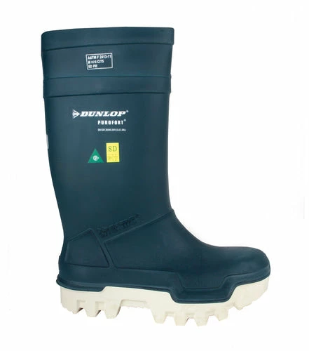 Dunlop Purofort Thermo+ Full Safety Winter Work Boots | Navy Blue | Sizes 6-15