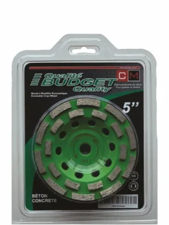 Cleanflow Double Rim Diamond Cup Concrete Grinding Wheels