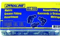 Dynaline Metric Grease Fitting Assortment - 110 Piece