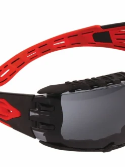 Dynamic Volcano Plus Safety Glasses W/ Removable Foam Padding | Smoke Lens Personal Protective Equipment