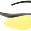 Personal Protective Equipment Dynamic EP100 Series Warrior Safety Glasses | Metallic Gray Frame | Amber Lens
