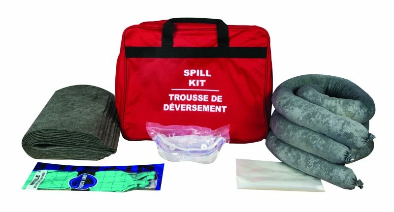 Globe Commercial Products Oil Only Vehicle Spill Kit