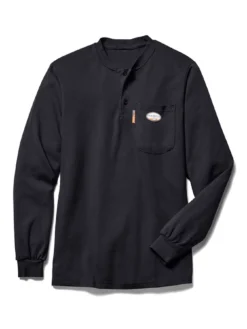 Rasco FR Henley T-Shirt | S - 5XL Flame Resistant Work Wear