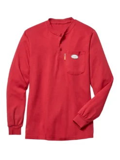 Rasco FR Henley T-Shirt | S - 5XL Flame Resistant Work Wear