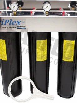 Waterite TriPlex 4.5" OD Big Blue Water Filter Housing | 20"