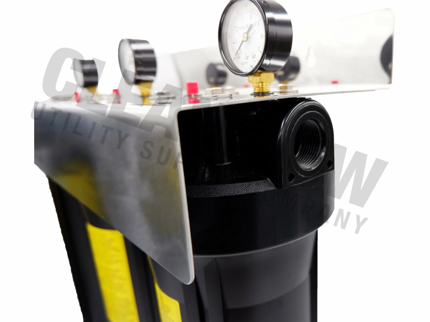 Waterite TriPlex 4.5" OD Big Blue Water Filter Housing | 20"