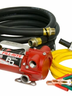 Fill-Rite 12V DC Portable Fuel Transfer Pump With Hose And Nozzle