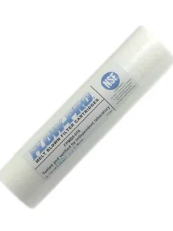 Flow Pro Commercial Water Filters And UV Parts 10" X 2.5" OD Standard Melt Blown PP Water Filter | 1, 5 & 20 Micron