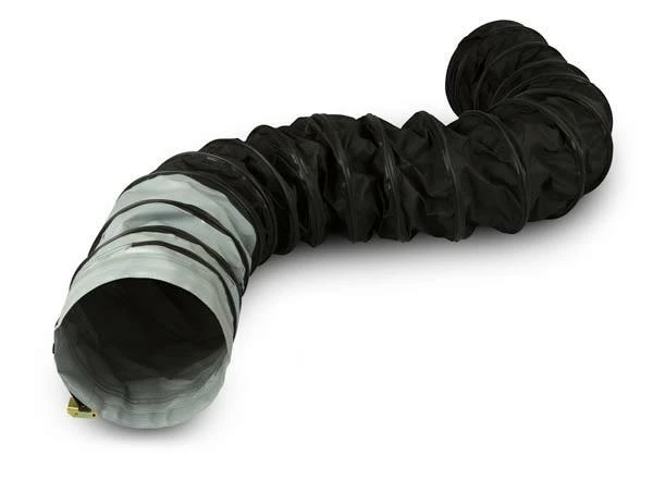 Heaters Frost Fighter 16" X 25-Ft High Temperature Black Duct W/ Belt Cuff Attachment