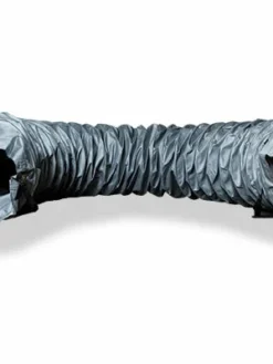 Frost Fighter 16" X 16-Ft 500°F Silver Silicone Duct W/ Belt Cuff Attachment