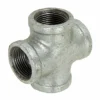 Greenline Galvanized Pipe Cross | 1/4" NPT To 3" NPT Sizes