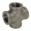 Greenline Black Pipe Cross | 1/4" NPT To 4" NPT Sizes