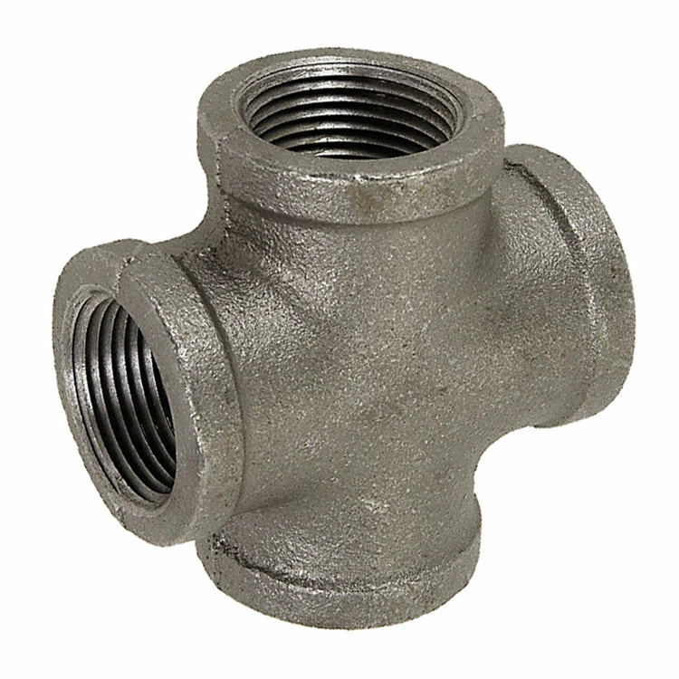 Greenline Black Pipe Cross | 1/4" NPT To 4" NPT Sizes