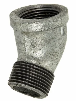 Greenline Galvanized Pipe 45° Street Elbow | 1/2" NPT To 2" NPT Sizes