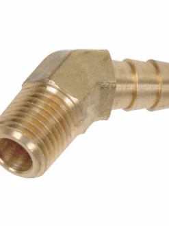 Greenline 45° Brass Hose Barb With Male Pipe (NPT) Thread