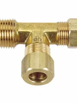 Greenline Brass Compression Male Run Tee