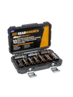 GEARWRENCH Bolt Biter™ Deep Extraction Socket Set With Minus-Size Sockets - 1/2" Drive - 10 Piece Hand Tools