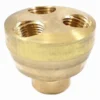 Forney 3-In-1 Brass Air Hose Tripod Manifold - 1/4" NPT