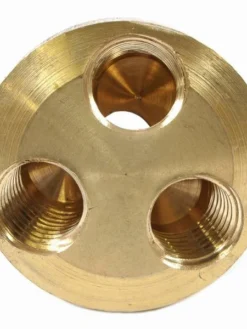 Forney 3-In-1 Brass Air Hose Tripod Manifold - 1/4" NPT
