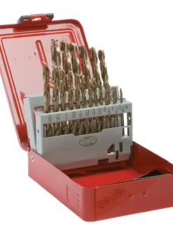 Forney 8-Percent Cobalt Drill Bit Set - 1/16" To 3/8" By 64ths - 21 Piece Power Tool Accessories