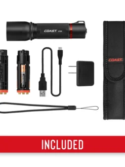 Coast Products Coast® HP8R Rechargeable Pure Beam Focusing Flashlight - 1000 Lumens - 259M Beam Lighting