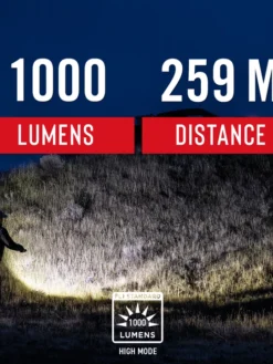 Coast Products Coast® HP8R Rechargeable Pure Beam Focusing Flashlight - 1000 Lumens - 259M Beam Lighting