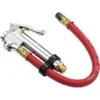 Greenline Automotive Tools Tire Inflator Gauge With Straight Chuck