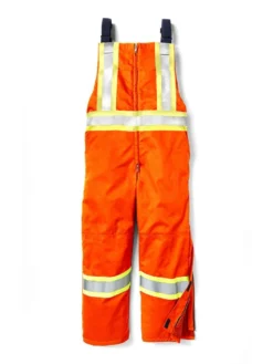 Rasco FR Hi-Vis Insulated Westex AllOut Winter Bib Overalls | Orange | S-5XL