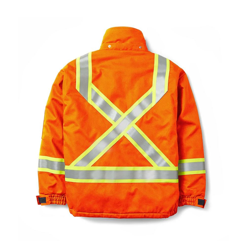 Rasco FR Hi-Vis Winter Bomber Jacket | Orange | S-5XL Flame Resistant Work Wear