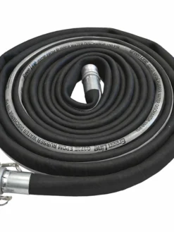 Greenline Black Rubber High Pressure Discharge Hose Assemblies (w/ Male X Female Camlocks) Hose And Fittings