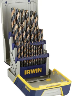 Irwin Black & Gold Metal Index Drill Bit Set - 29 Piece