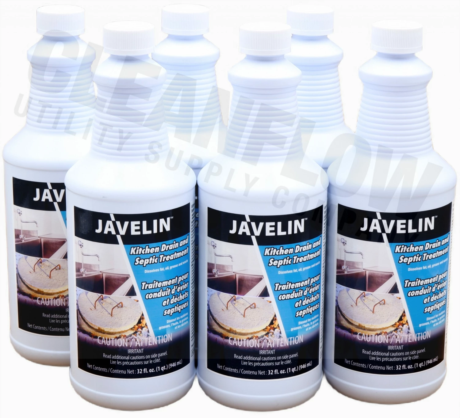 Javelin Kitchen Drain And Septic Treatment - 1 Quart Size