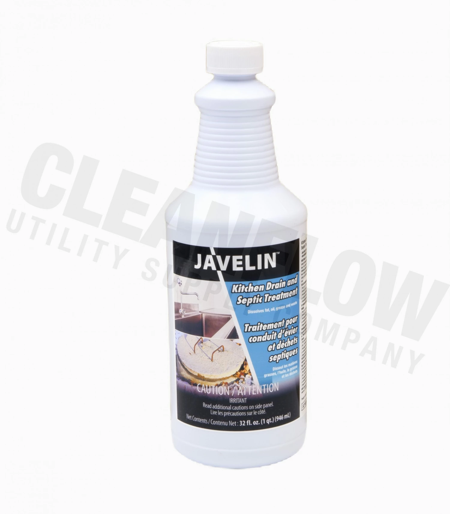 Javelin Kitchen Drain And Septic Treatment - 1 Quart Size