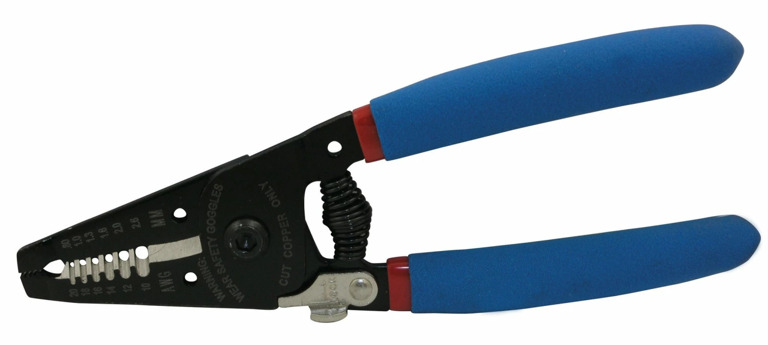 Jet Spring Loaded Wire Stripper/Cutter - 6-1/4"