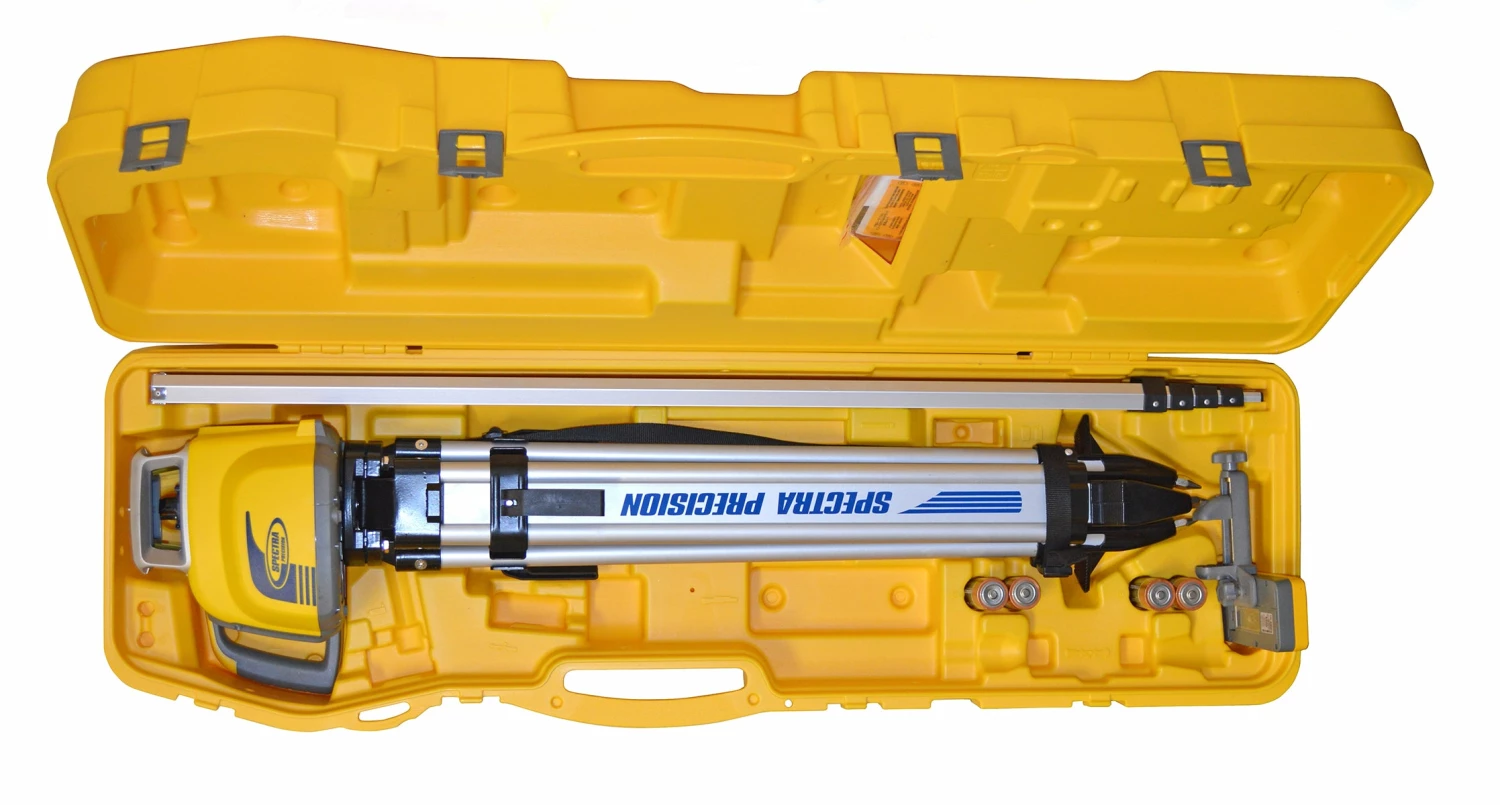 Spectra Precision LL300N-3 Laser Level Package With Tripod And Rod In Case Pipe Inspection & Locators
