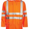 Lyngsoe Rainwear Lyngsoe FR HiVis Rain Jacket In Heavy PU/PVC | Sizes S - 6XL
