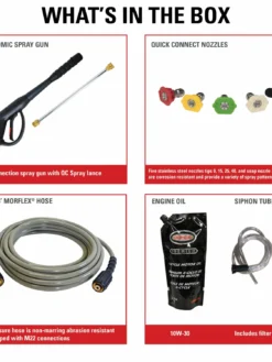 Simpson MegaShot Cold Water Honda GC190 (190cc) Gas Engine Pressure Washer - 3200 PSI - 2.5 GPM Axial Pump