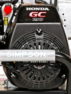 Simpson MegaShot Cold Water Honda GC190 (190cc) Gas Engine Pressure Washer - 3200 PSI - 2.5 GPM Axial Pump