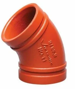 Victaulic #11 Grooved 45° Elbow Fittings And Valves