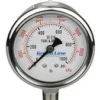 Greenline 4" Liquid Filled Pressure Gauges | 1/2" Stainless Steel Bottom Mount Pump Accessories
