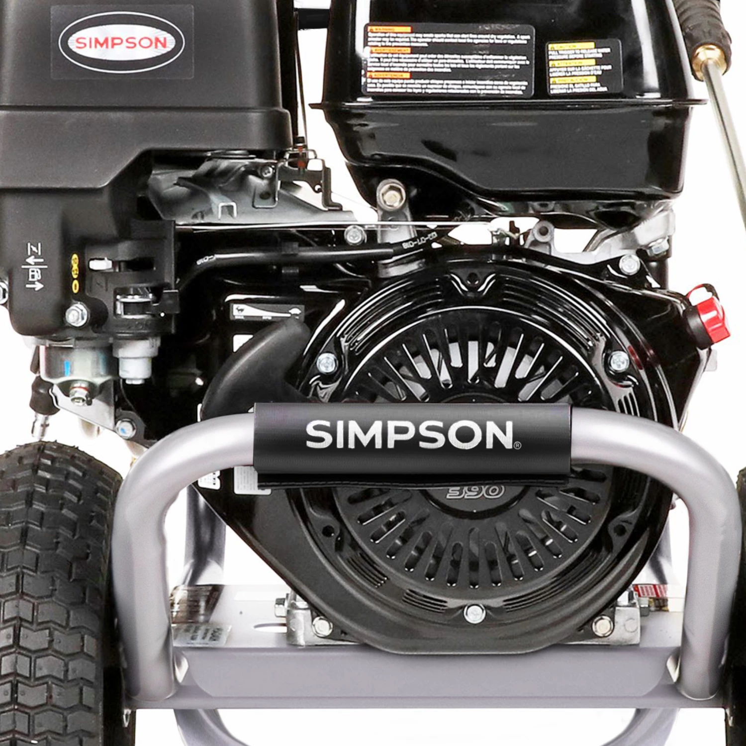 Simpson PowerShot Cold Water Honda GX390 (389cc) Gas Engine Pressure Washer - 4200 PSI - 4.0 GPM Industrial Triplex Pump Pressure Washers