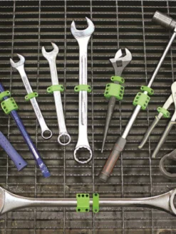 Peakworks Tool Tethering Flat Clamps | Multi-Fit Design