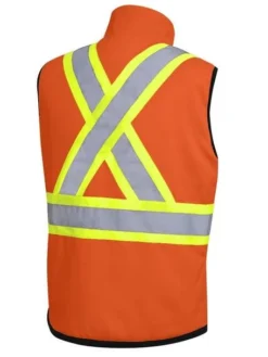Pioneer Poly/Cotton Insulated Reversible Safety Vest | Yellow | S-5XL